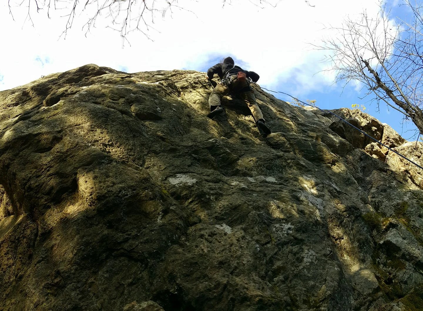 Rock climbing